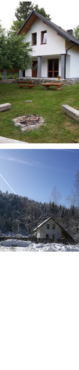 domek w Zawoi latem i zimą