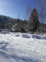 domek w Zawoi zimą